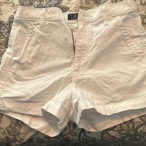 Abercrombie & Fitch Size 0 white shorts